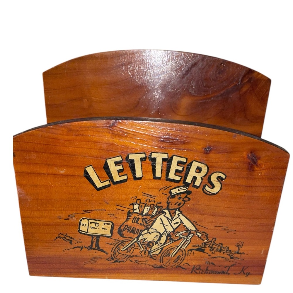 Vintage letter holder